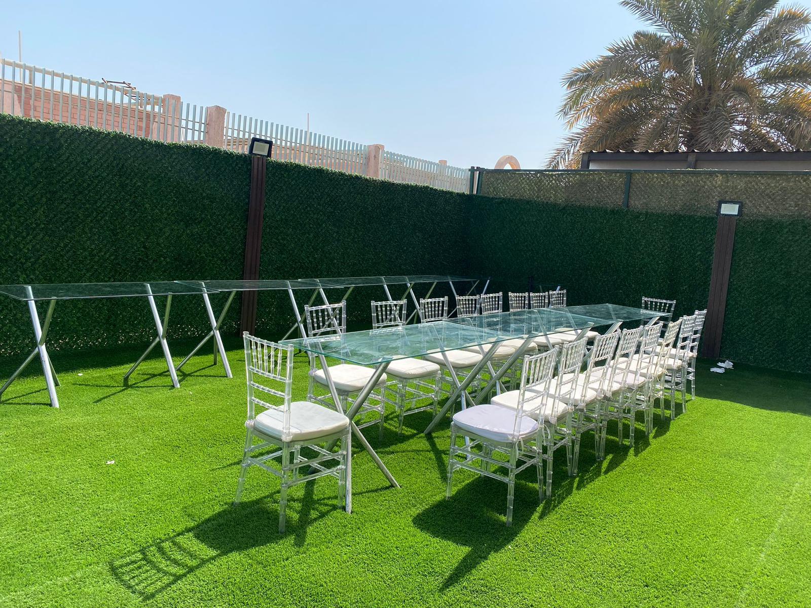 تأجير كراسي وطاولات للمناسبات